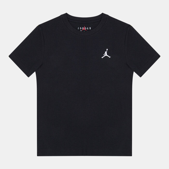 Jordan Kids' Jumpman Air Embroidered T-Shirt Black Jordan Kids' Jumpman Air Embroidered T-Shirt Black image number 0