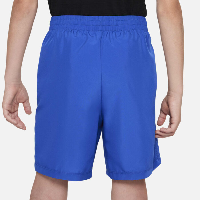 Nike Kids' Multi Dri-FIT Training Shorts Blue image number 3