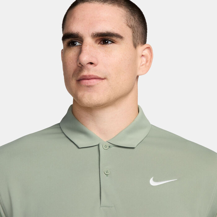 Nike Men's Court Dri-FIT Tennis Polo Shirt Green Nike Men's Court Dri-FIT Tennis Polo Shirt Green image number 2