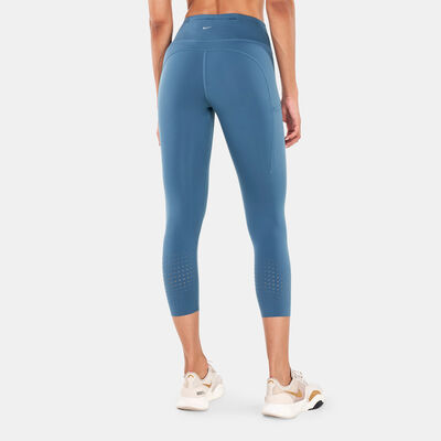 Nike Women's Epic Lux Crop Leggings Blue