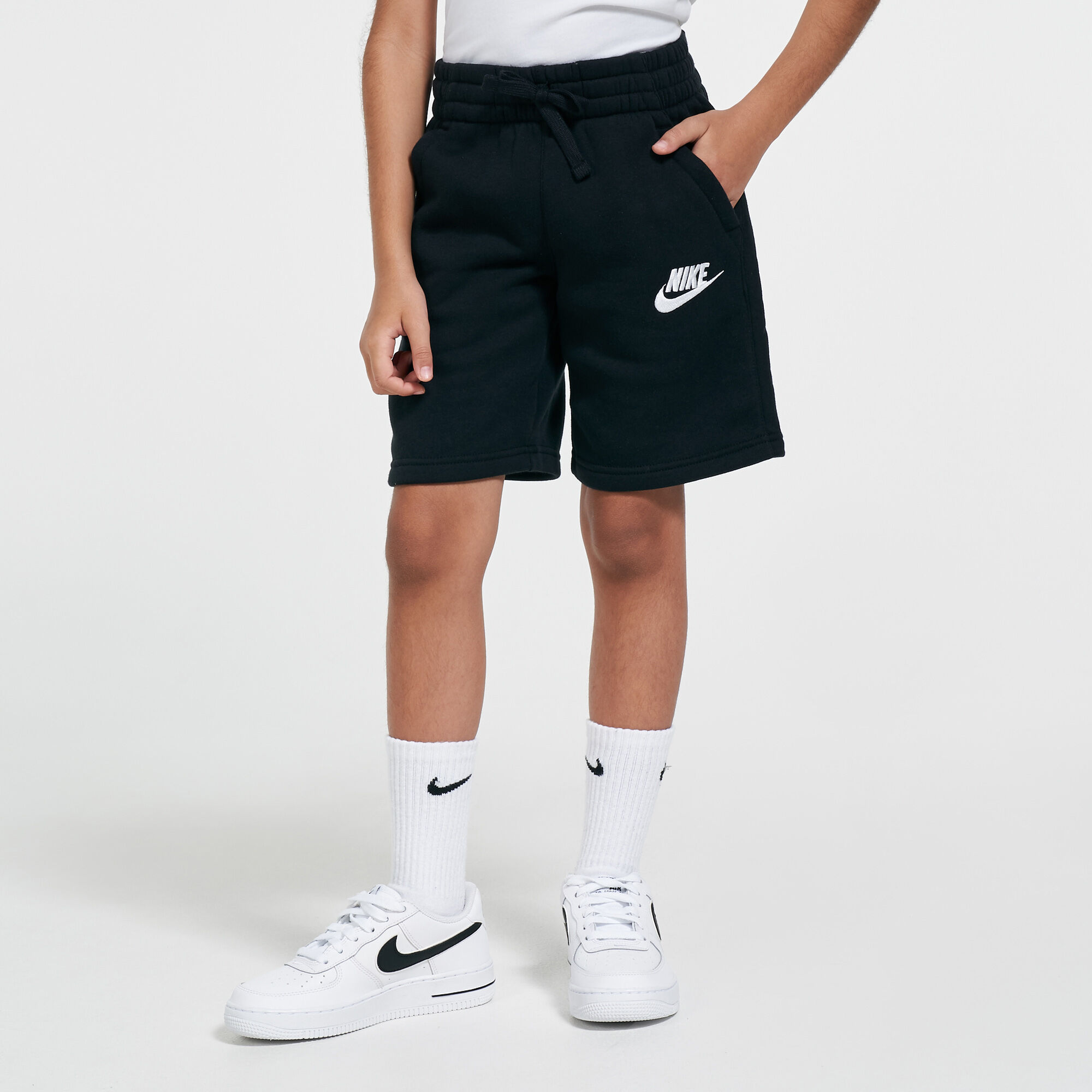 Kids nike sweat clearance shorts