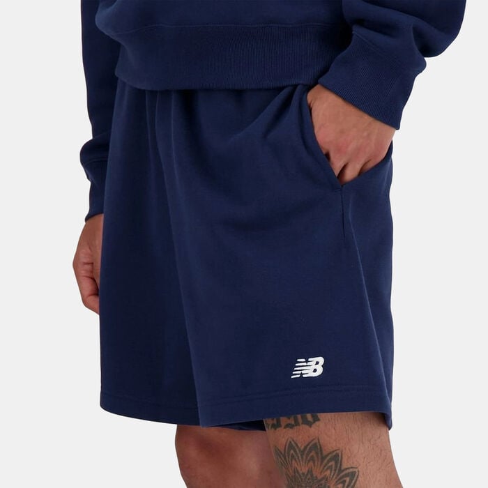 New Balance Men's French Terry Shorts Blue New Balance Men's French Terry Shorts Blue image number 2