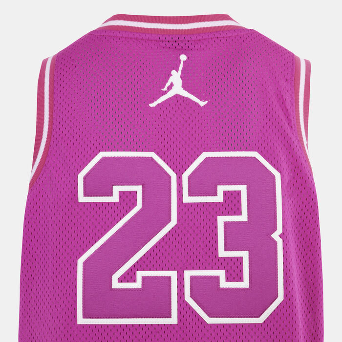 Jordan Kids' 23 Jersey Top Pink Jordan Kids' 23 Jersey Top Pink image number 3