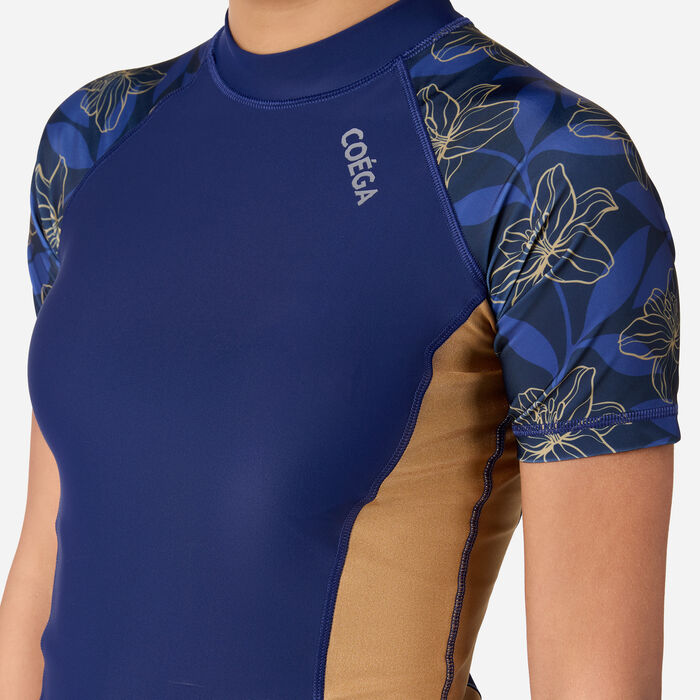 COEGA Women's Swimming Rashguard Blue COEGA Women's Swimming Rashguard Blue image number 3