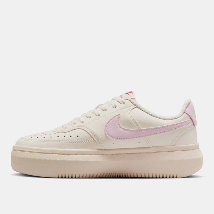 Nike Women's Court Vision Alta Shoes Beige Nike Women's Court Vision Alta Shoes Beige image number 2