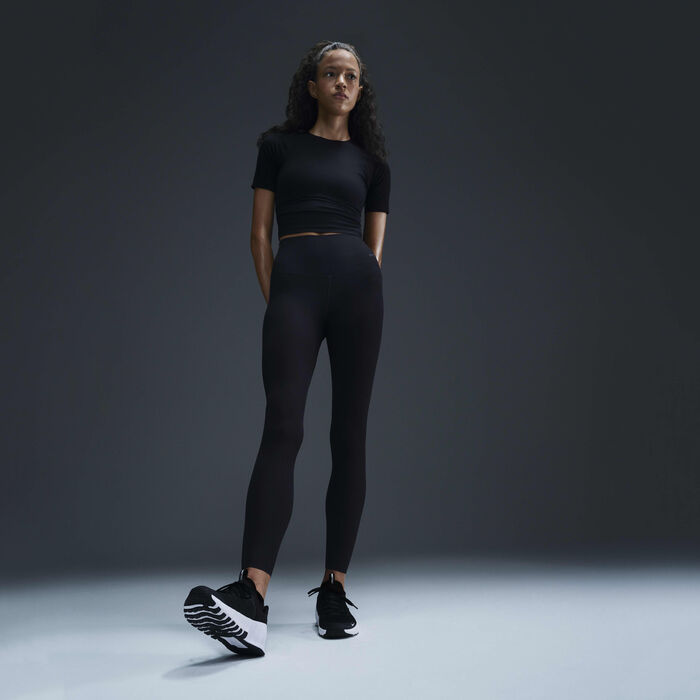 Nike Women's Zenvy 7/8 Yoga Leggings Black Nike Women's Zenvy 7/8 Yoga Leggings Black image number 1