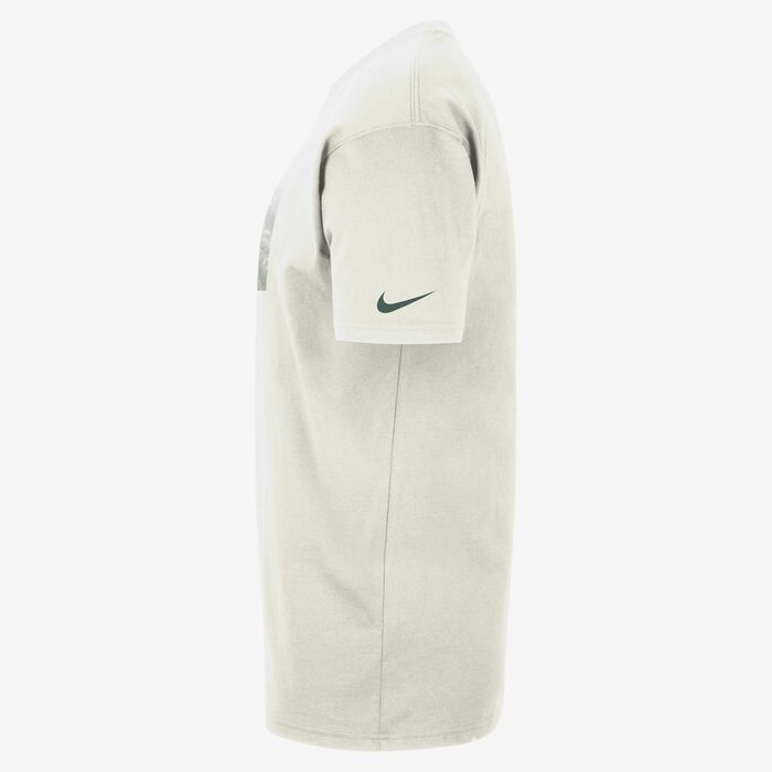 Nike Men's NBA Milwaukee Bucks Courtside Max90 T-Shirt Ivory Nike Men's NBA Milwaukee Bucks Courtside Max90 T-Shirt Ivory image number 2