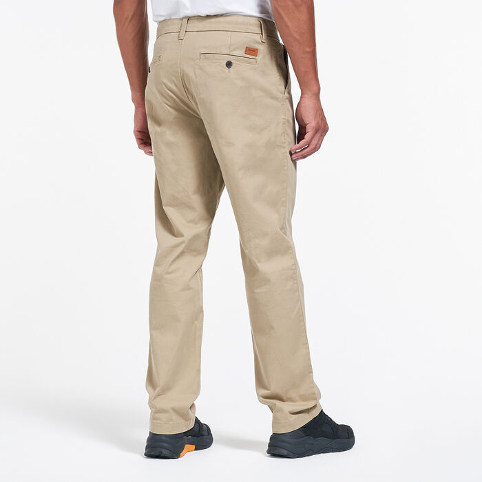 Timberland Men's Squam Lake Stretch Twill Straight Pants Beige Timberland Men's Squam Lake Stretch Twill Straight Pants Beige image number 1