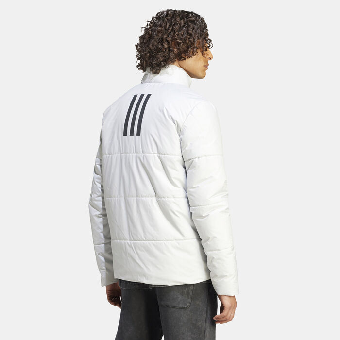 adidas Men's BSC 3-Stripes Insulated Jacket Grey adidas Men's BSC 3-Stripes Insulated Jacket Grey image number 1