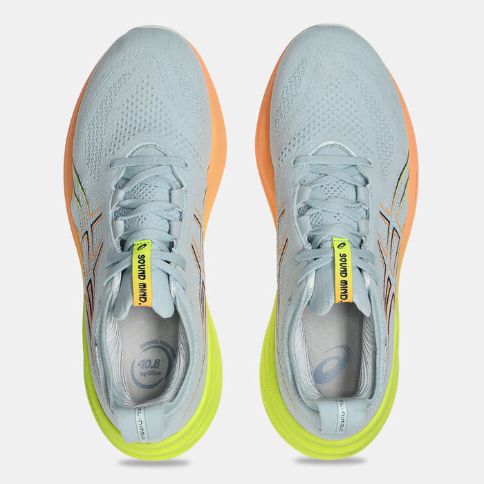 ASICS Men's GEL-NIMBUS 26 PARIS Running Shoes Grey ASICS Men's GEL-NIMBUS 26 PARIS Running Shoes Grey image number 4