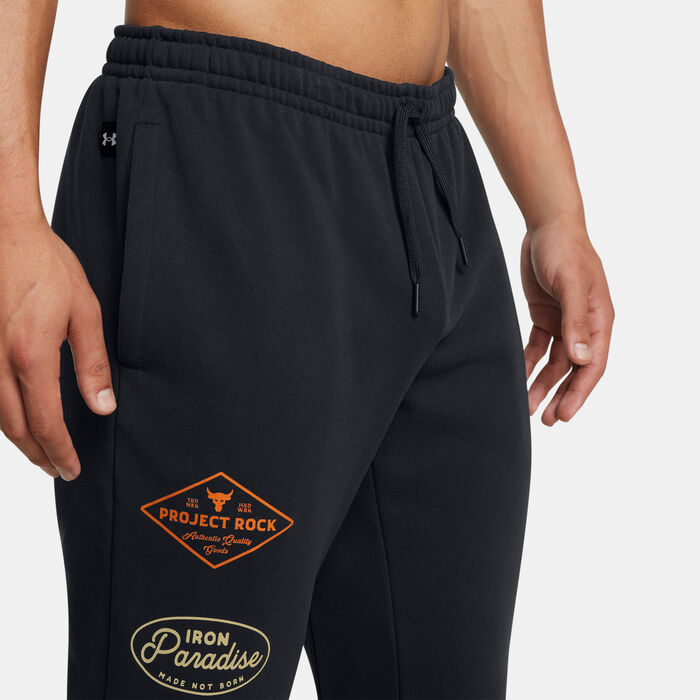 Under Armour Men's Project Rock Tools Of The Trade Training Pants Black Under Armour Men's Project Rock Tools Of The Trade Training Pants Black image number 3