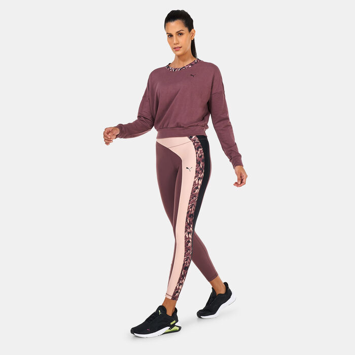 PUMA Women's Safari Glam Full Length Training Leggings Multi-Color PUMA Women's Safari Glam Full Length Training Leggings Multi-Color image number 2