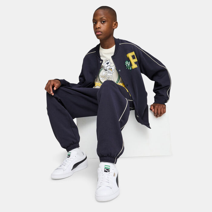 PUMA Kids' T7 Super Bomber Jacket Blue PUMA Kids' T7 Super Bomber Jacket Blue image number 2