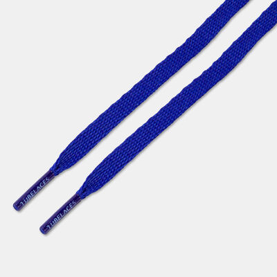 TUBELACES Flat Shoelaces Blue