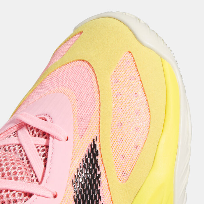 adidas Men's Adizero Select 2.0 Basketball Shoes Pink image number 4