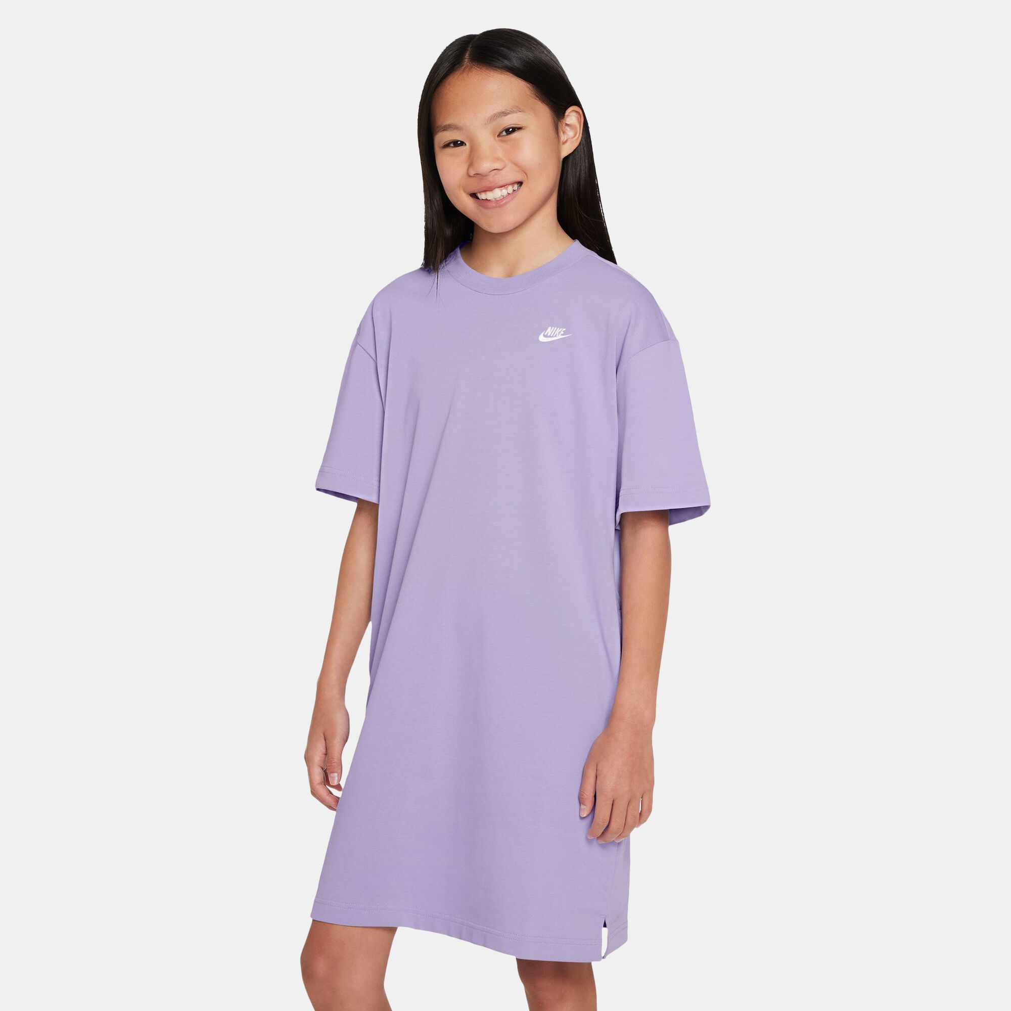 Kids Sportswear T Shirt Dress Purple Nike in KSA SSS