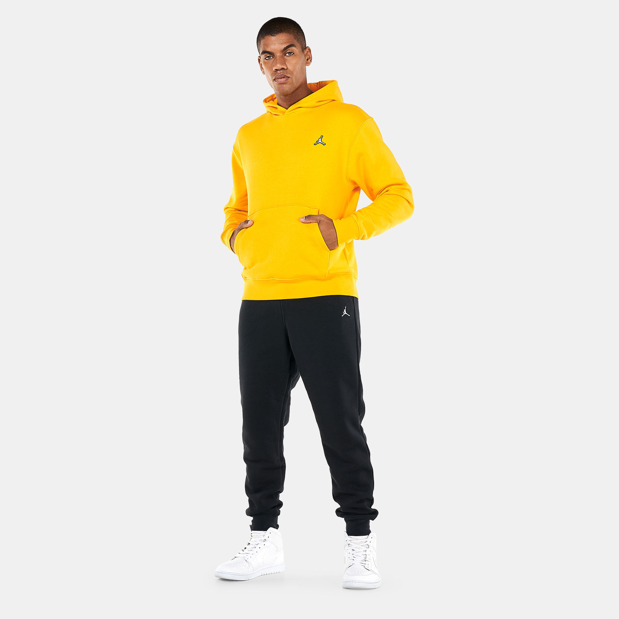 Men s Essential Fleece Pullover Hoodie yellow Jordan in KSA SSS