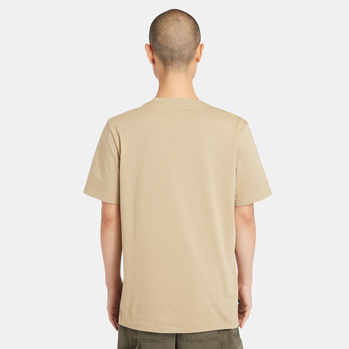 Timberland Men's Linear Logo T-Shirt Green image number 1