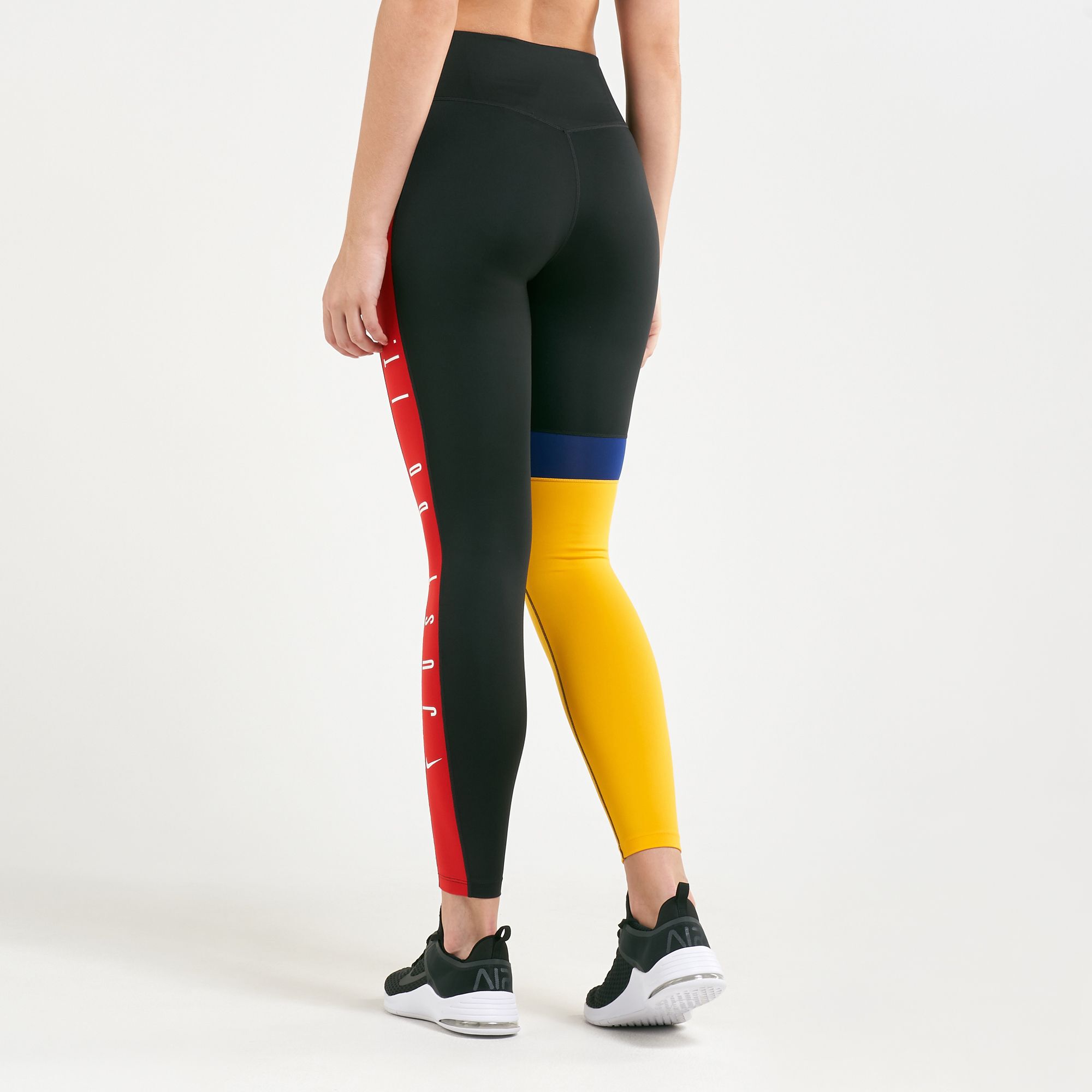 Yellow and black nike leggings new arrivals