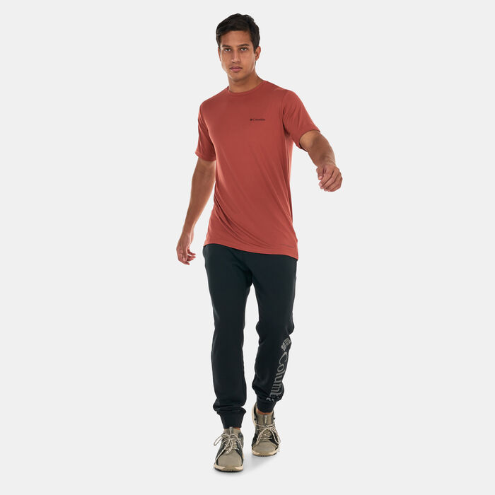 Columbia Men's Tech Trail™ Graphic T-Shirt Orange Columbia Men's Tech Trail™ Graphic T-Shirt Orange image number 2