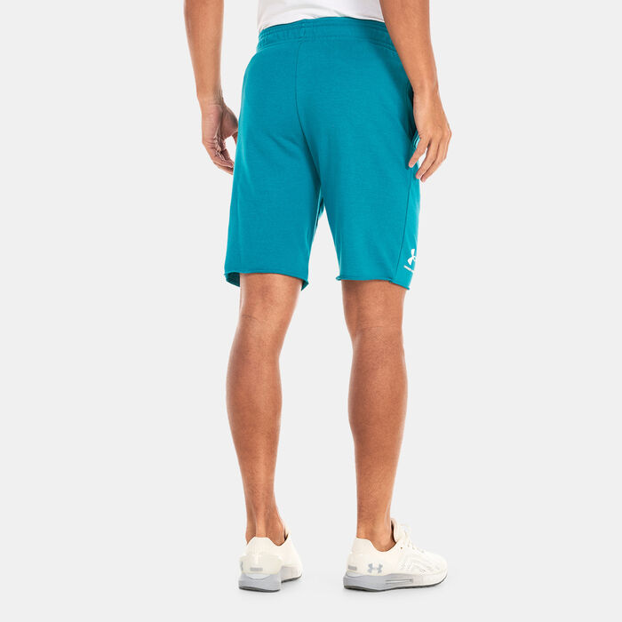 Under Armour Men's Rival Terry Shorts Green Under Armour Men's Rival Terry Shorts Green image number 1