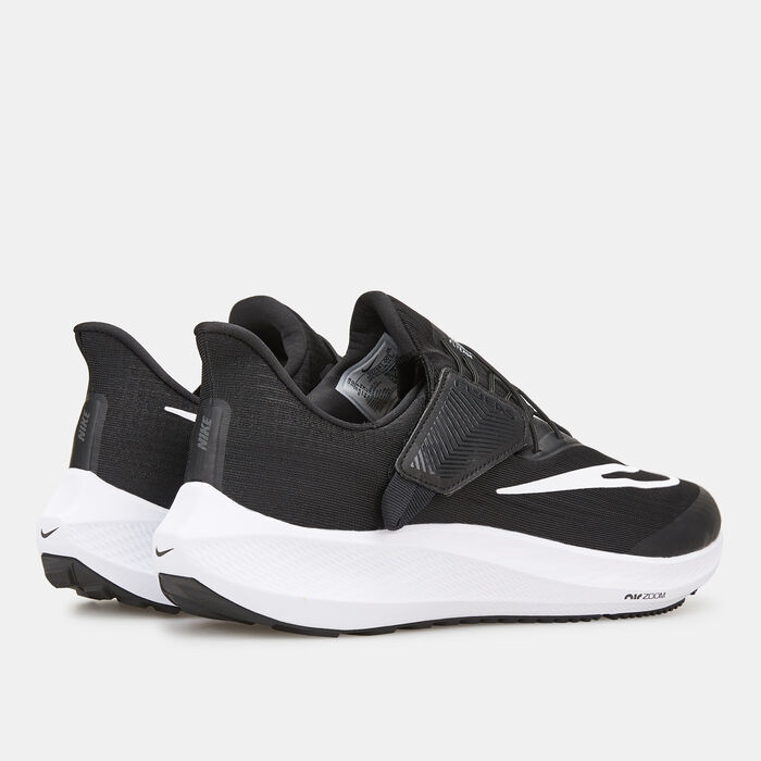 Nike Men's Pegasus FlyEase Easy On/Off Road Running Shoes Black image number 2