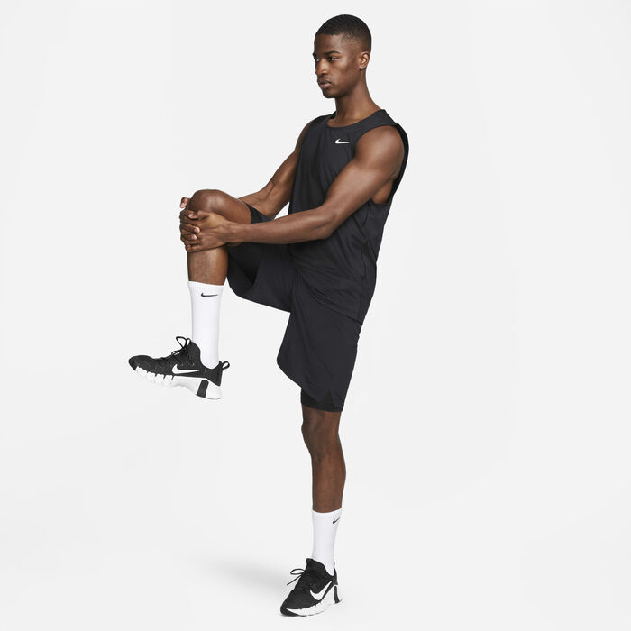 Nike Men's Dri-FIT Ready Fitness Tank Top Black Nike Men's Dri-FIT Ready Fitness Tank Top Black image number 4