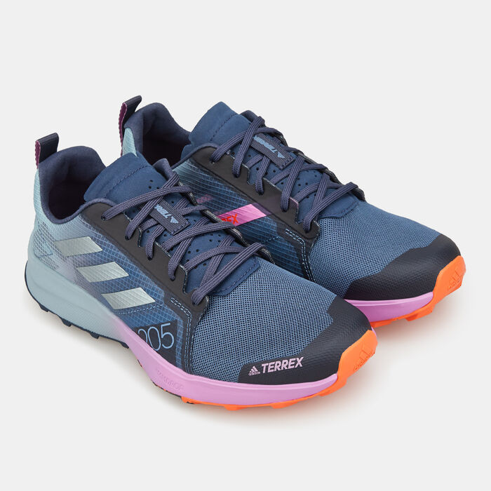 adidas Women's Terrex Speed Flow Trail Running Shoe Blue adidas Women's Terrex Speed Flow Trail Running Shoe Blue image number 1