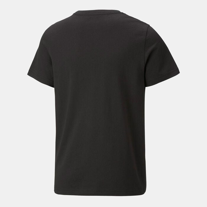 PUMA Kids' Essentials+ Two Tone Logo T-Shirt Black PUMA Kids' Essentials+ Two Tone Logo T-Shirt Black image number 1