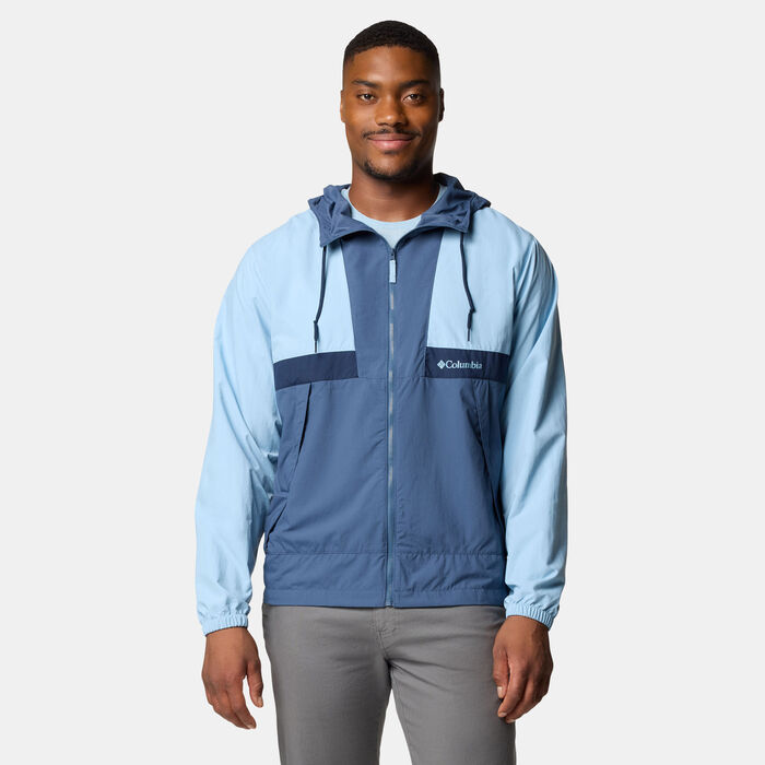 Columbia Men's Spire Valley Windbreaker Hoodie Blue Columbia Men's Spire Valley Windbreaker Hoodie Blue image number 0
