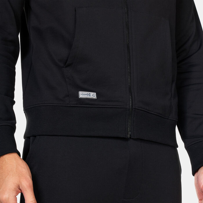 Sun and Sand Sports Men's Zipper Hoodie Black image number 3