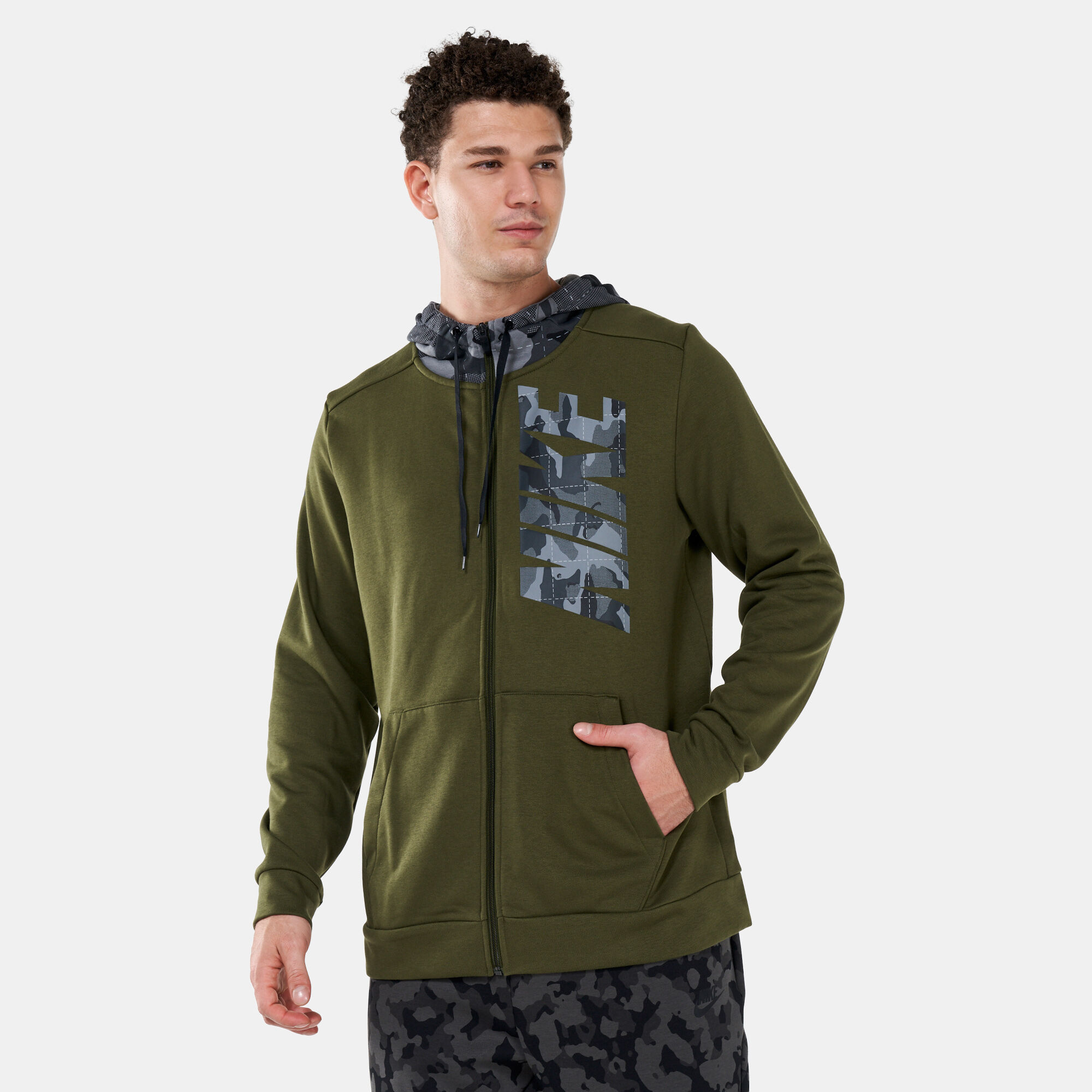 Nike dry men's camo training hoodie store