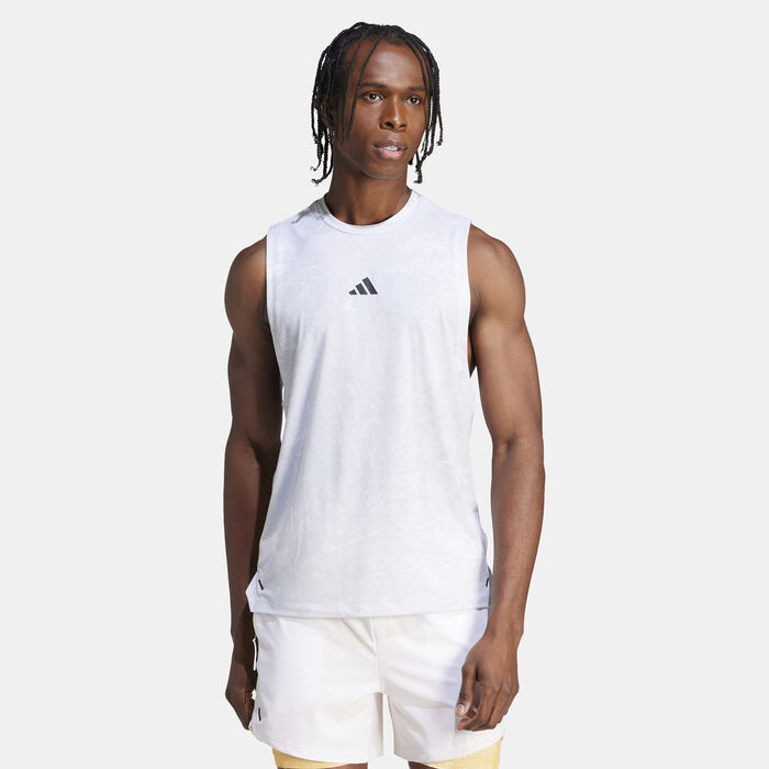 adidas Men's Power Training Tank Top White image number 0