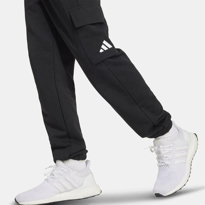 adidas Kids' Essentials Cargo Joggers Black adidas Kids' Essentials Cargo Joggers Black image number 4