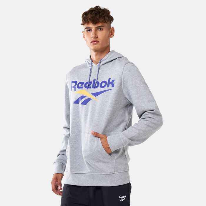 Reebok classic hoodie mens grey clearance