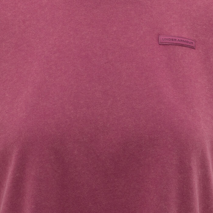 Under Armour Women's Boxy Heavyweight T-Shirt Pink Under Armour Women's Boxy Heavyweight T-Shirt Pink image number 4