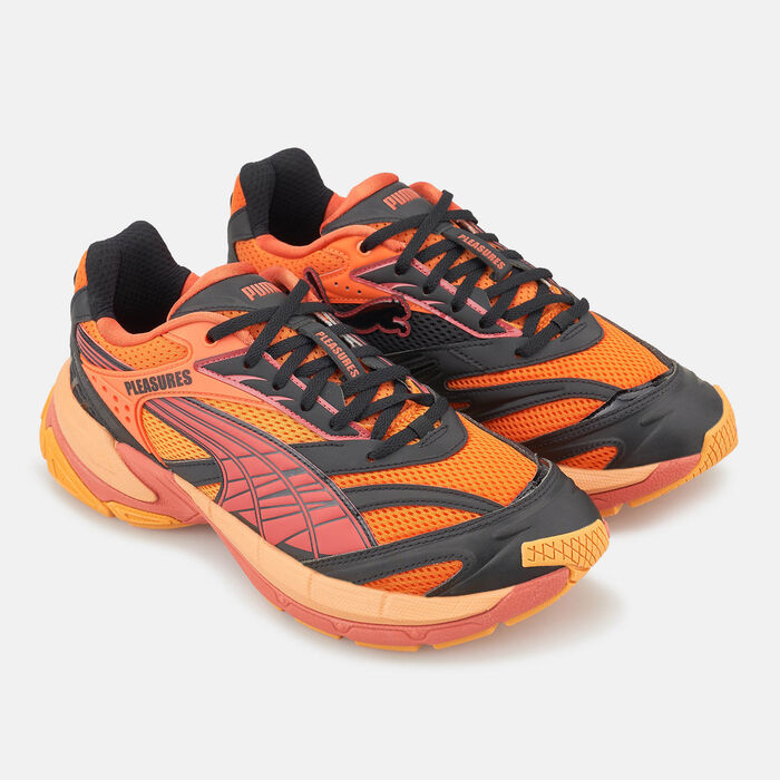 PUMA Men's x PLEASURES Velophasis Layers Shoe Orange PUMA Men's x PLEASURES Velophasis Layers Shoe Orange image number 1