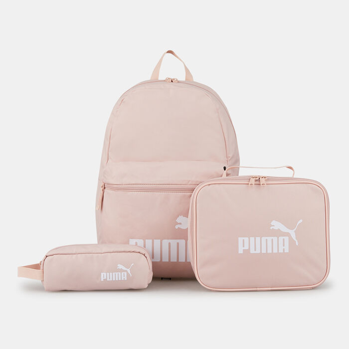 PUMA Men's Logo Bag 3-Piece Set Beige image number 0