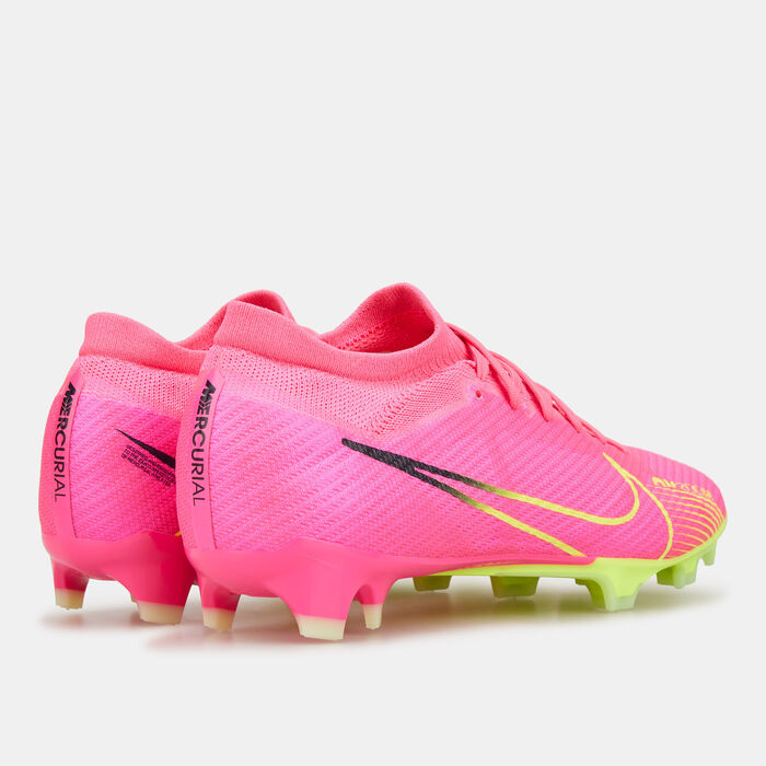 Nike Men's Mercurial Vapor 15 Pro Firm-Ground Football Shoes Pink Nike Men's Mercurial Vapor 15 Pro Firm-Ground Football Shoes Pink image number 3