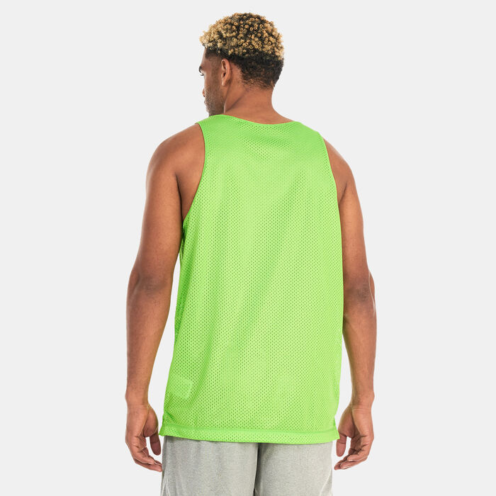 Nike Men's Dri-FIT Standard Issue Reversible Basketball Jersey Green Nike Men's Dri-FIT Standard Issue Reversible Basketball Jersey Green image number 1