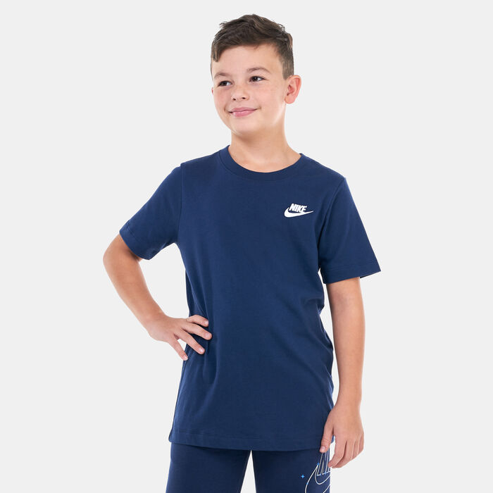 Nike Kids' Sportswear T-Shirt (Older Kids) Blue Nike Kids' Sportswear T-Shirt (Older Kids) Blue image number 0