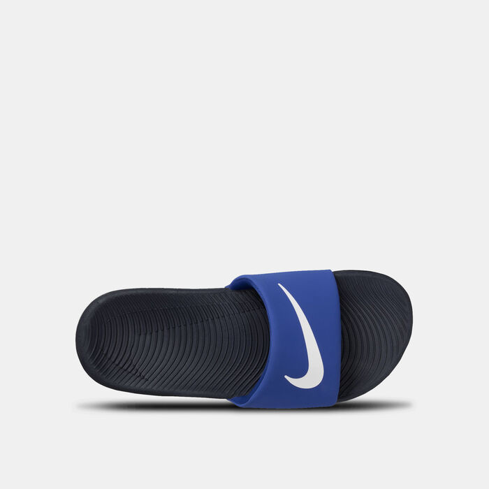 Nike Kids' Kawa Slides Blue Nike Kids' Kawa Slides Blue image number 3