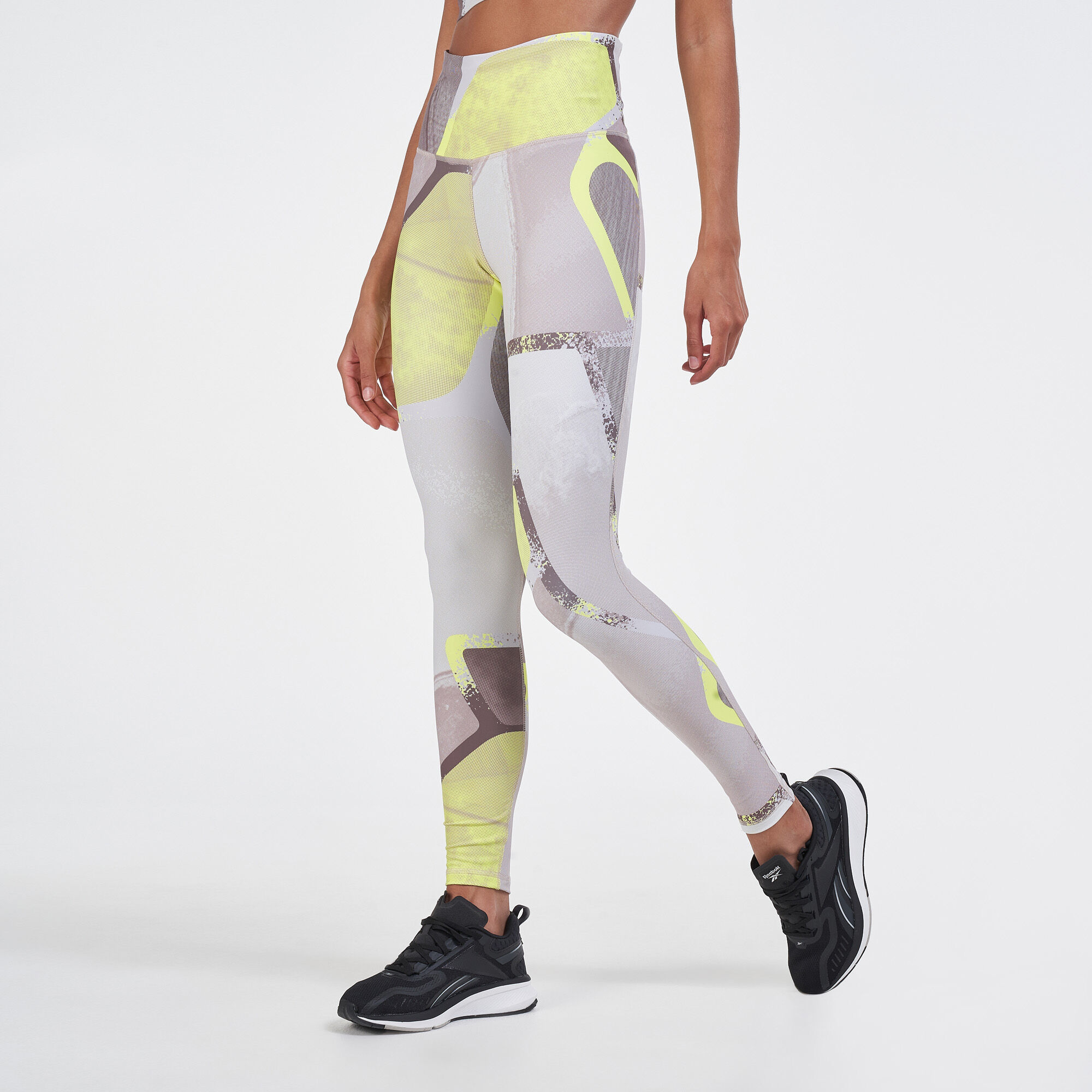 Legging top reebok jaune