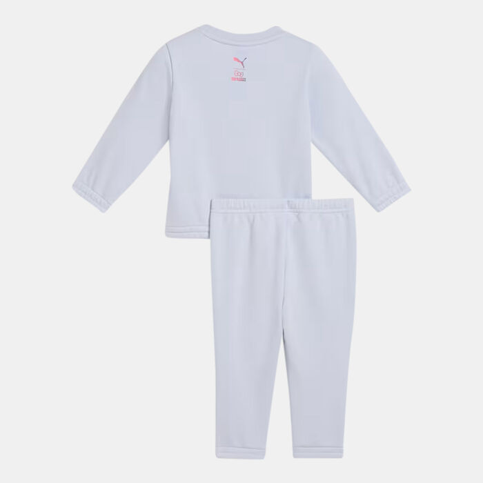 PUMA Kids' x Hello Kitty and Friends Minicats Sweatshirt and Sweatpants Set Blue image number 1