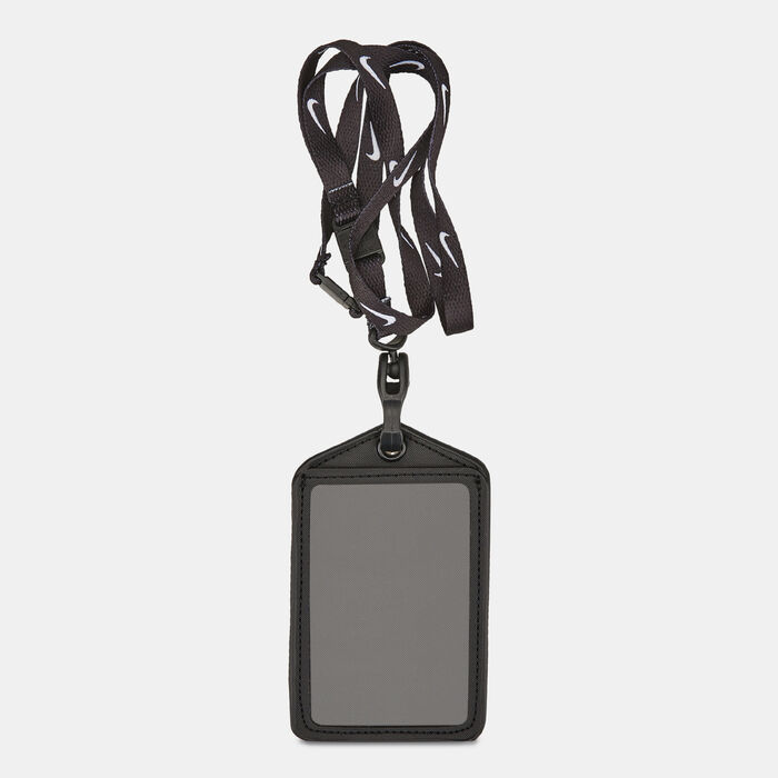Nike Lanyard ID Badge Black Nike Lanyard ID Badge Black image number 0