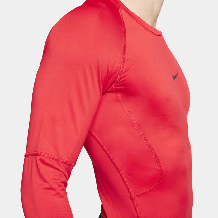 Nike Men's Pro Dri-FIT Training Top Red image number 5