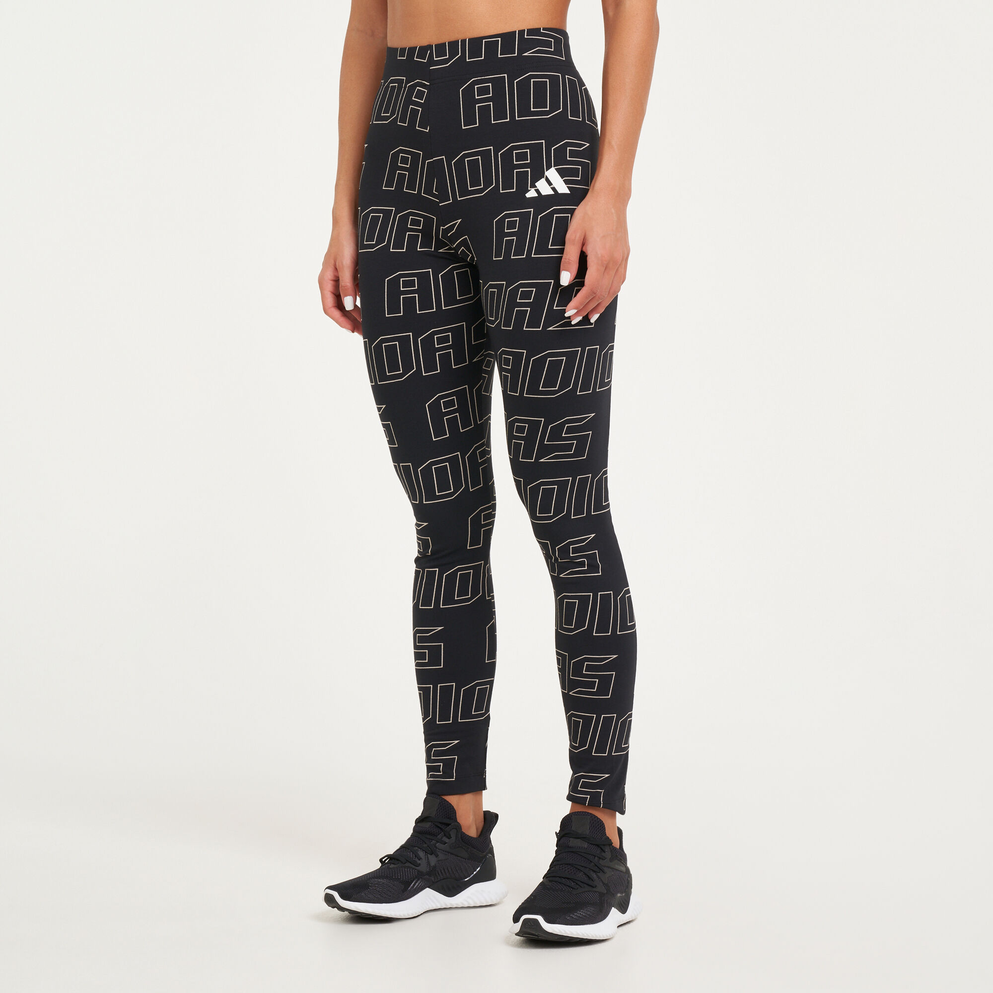 Buy adidas Women s Glow In The Dark Leggings Black in KSA SSS