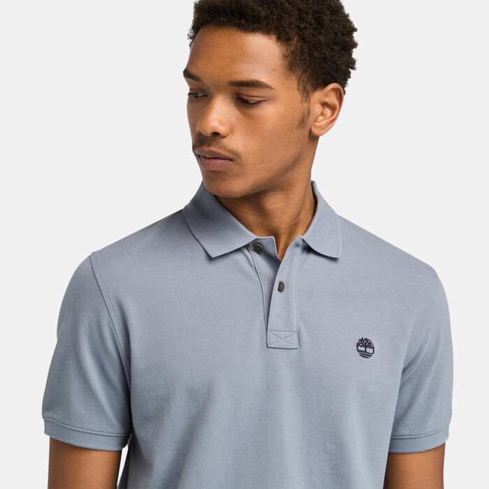 Timberland Men's MILLERS RIVER Polo Shirt Grey Timberland Men's MILLERS RIVER Polo Shirt Grey image number 3