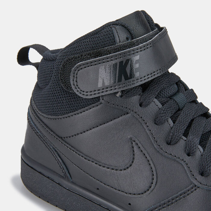 Nike Kids' Court Borough Mid 2 Shoes Black image number 4