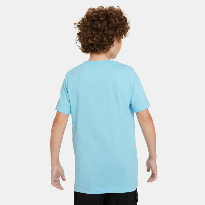 Nike Kids' Sportswear Graphic T-Shirt (Older Kids) Blue Nike Kids' Sportswear Graphic T-Shirt (Older Kids) Blue image number 1